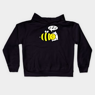 Sleepy Slumber Bee Kids Hoodie